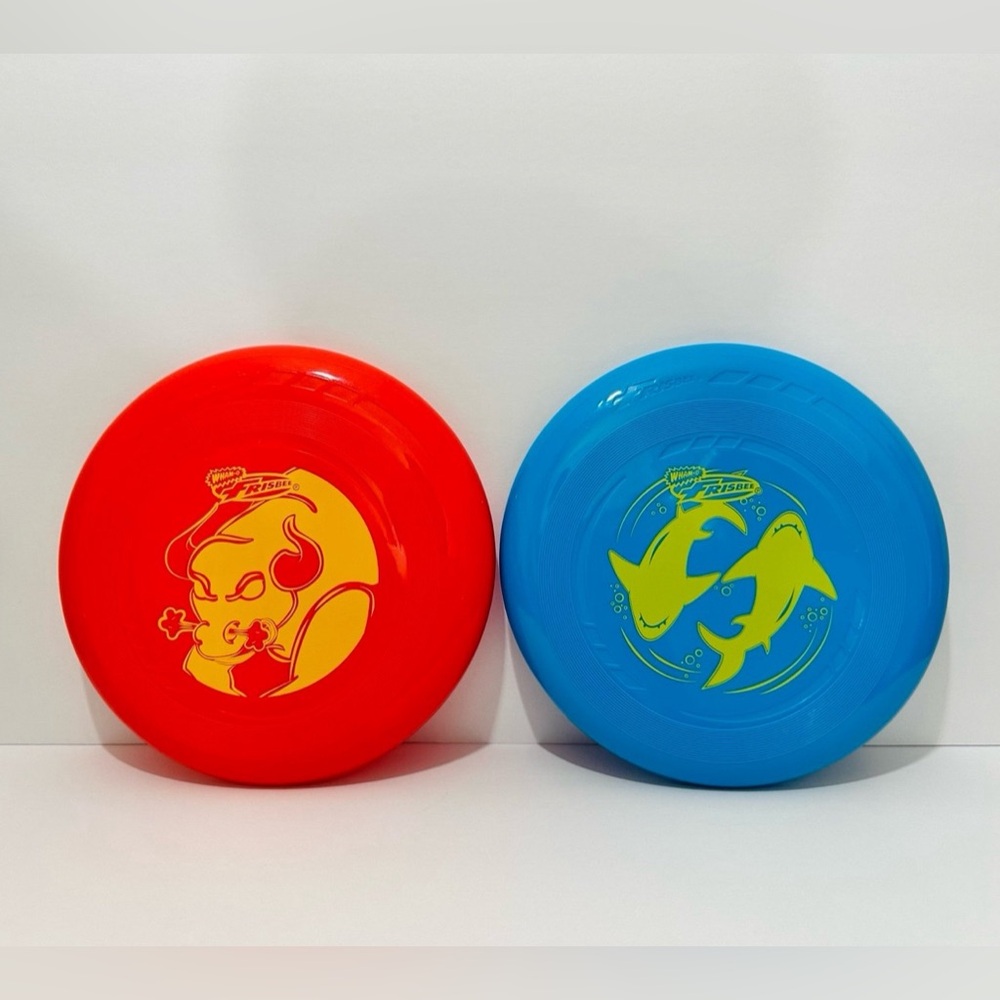 🆕Wham-O Frisbee Disc Camping, Dog Toy, Backyard/Beach Fun Game Lot of 2